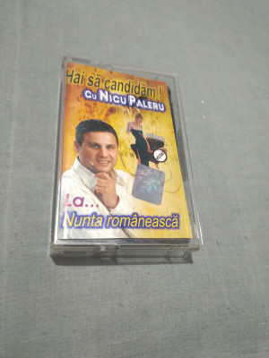 CASETA AUDIO NUNTA ROMANEASCA NICU PALERU ORIGINALA foto