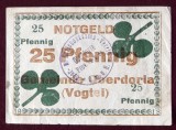 Germania notgeld 25 pfennig 1918 Oberdorla **