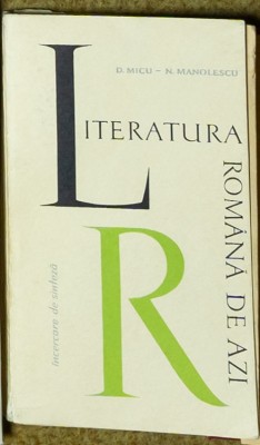 D Micu - Literatura romana de azi foto