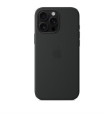 Husa de protectie Apple Silicone Case with MagSafe pentru iPhone 16 Pro Max - Black, Resigilat, Grad B