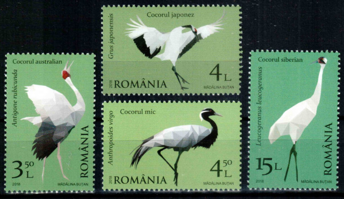 Romania 2018, LP 2177, Pasari, Cocori, seria, MNH! LP 32,40 lei