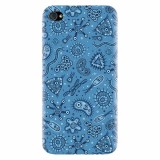 Husa silicon pentru Apple Iphone 4 / 4S, Bacteria