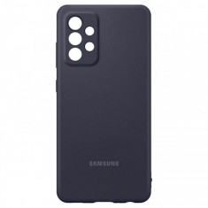 Husa de protectie Samsung A52 Silicone Cover pentru A52, Black foto