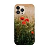 Husa compatibila cu Apple iPhone 14 Plus model Poppies, Silicon, TPU, Viceversa
