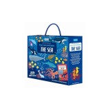 Cunoaste si exploreaza - Puzzle Mari si oceane (205 piese), Edc
