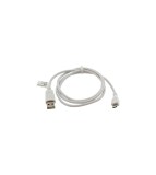 Cablu de date de la USB 2.0 la Micro USB-Lungime 95cm-Culoare Alb, Oem