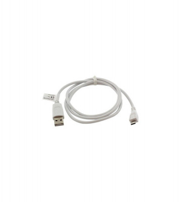 Cablu de date de la USB 2.0 la Micro USB-Lungime 95cm-Culoare Alb foto