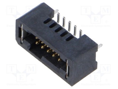 Conector PCB-PCB tată PIN 10 1,27mm TFM aurit SMT 3,7A SAMTEC foto