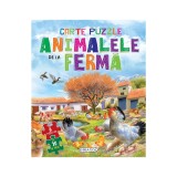 Carte cu 6 puzzle-uri - Animalele de la ferma, Edc