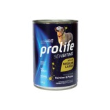 HRANA UMEDA PENTRU CAINI PREMIUM PROLIFE DOG ADULT MEDIUM LARGE SENSITIVE REN CARTOF CV 400GR