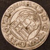 Denar Ungaria Ferdinand I 1536, Argint, 0.4g - Moneda Medievală Colecție