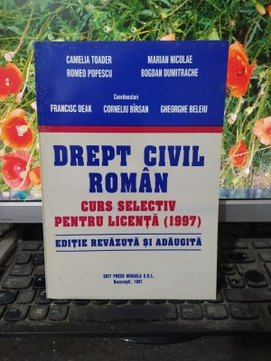 Drept civil roman Curs selectiv pentru licență 1997 Beleiu B&amp;icirc;rsan Deak..., 006 foto