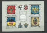 Romania MNH 2008 - Insemne Heraldice Romanesti - LP 1816b - bloc, Nestampilat