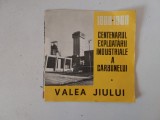 Valea Jiului 1868-1968 - Centenarul Exploatarii Industriale a Carbunelui, pliant