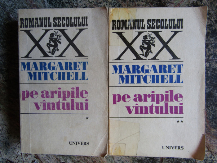 PE ARIPILE VANTULUI-MARGARET MITCHELL 2 VOL 1970