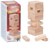 Joc Turn Instabil din Lemn Stacking Game 36 Piese 4.5x12.5cm