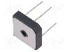 Punte redresoare, 15A, 50V, capsula MBR-25W, DC COMPONENTS - GBPC15005W