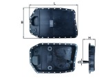 MAHLE HX 154 Baie ulei, cutie viteze automata