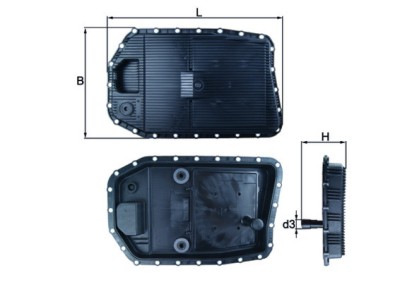MAHLE HX 154 Baie ulei, cutie viteze automata foto