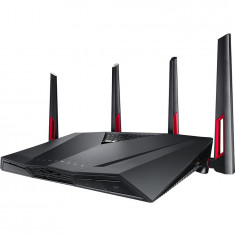 Router Wireless DSL-AC88U, Gigabit, Dual Band, 3100 Mbps, VDSL2/ADSL, 3 Antene externe (Negru)