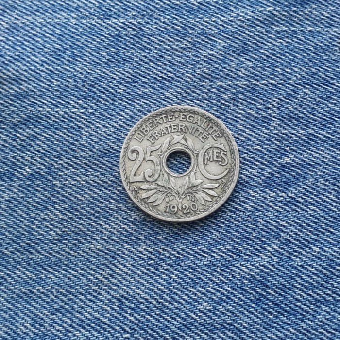 25 Centimes 1920 Franta