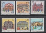 Germania 1991 - Oficii Poștale, clădiri, arhitectura, serie neuzata