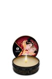 Mini Lumanare Masaj Sparkling Strawberry Wine, 30 ml, Shunga