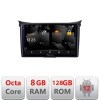 Navigatie HHyundai I30 2011-2016 Android Octa Core Qualcomm 2K Qled 8+128 DTS DSP 360 4G Optical CarStore Technology