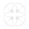 Protectie Elice &quot;Quick Release&quot; pentru drone DJI Phantom 1, 2, 3 (Alb Negru)