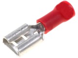 Papuc 6.3mm mama rosu partial izolat