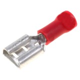 Papuc 6.3mm mama rosu partial izolat