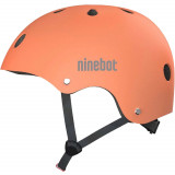 Casca de protectie Ninebot by Segway, pentru adulti, circumferinta 54-60 cm, Portocaliu, Nubia