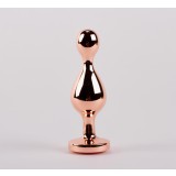 Dop Anal Cu Bijuterie Secret Shine Booty Call M IV, Metalic, 12 cm