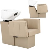 Spălătorie chiuvetă coafor frizerie Dante pentru salon de coafură frizerie mobilă chiuvetă ceramică armatură baterie duș.