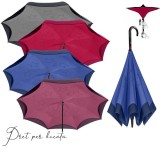 Umbrela Reversibila Dama, Inchidere Inversa, 105cm, Microfibra, 8 Spite, Diverse Culori