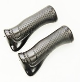 Set 2 mansoane biciclete KRIS Ergo cu suport pentru palma, PVC, 120mm, culoare n... Cod:A710