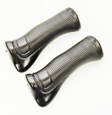 Set 2 mansoane biciclete KRIS Ergo cu suport pentru palma, PVC, 120mm, culoare n... Cod:A710 foto