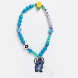 Bratara pentru telefon mobil cu margele si pandantiv Stitch, 13 cm, CMCLASS