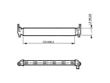 Radiator racire Audi A1 (8X), 04.2012-2018, motor 1.4 TFSI, 103 kw, benzina, cutie manuala/automata, cu/fara AC, radiator temperatura joasa 645x88x56