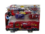 Set masinute Cars 3 cu camion Mac si 2 personaje masinute