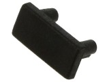 Obturator Negru pentru Profile LED - 20 Bucăți ABS