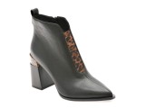 Botine EPICA negre, 1180, din piele naturala