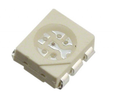 LED SMD 5060, PLCC6, RGB, 5x5mm, 0,4W - 146428 foto