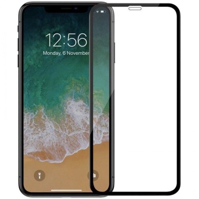 Folie de sticla Apple iPhone XR, MyStyle 9D FULL GLUE Negru foto