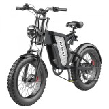 GUNAI MX25 1000W 20&#039;&#039; Bicicleta electrica 48V 25AH Hidraulic Ulei Frana 60-80KM