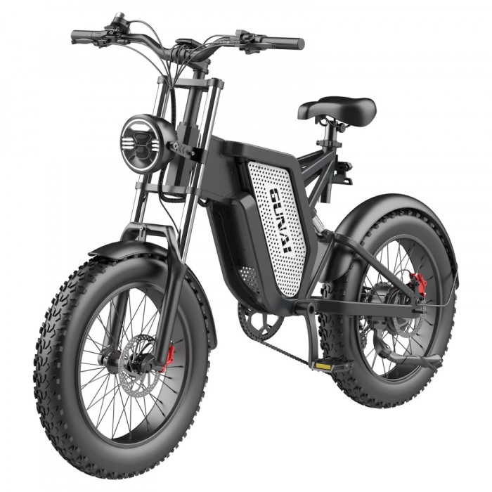 GUNAI MX25 1000W 20&#039;&#039; Bicicleta electrica 48V 25AH Hidraulic Ulei Frana 60-80KM