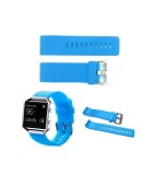 Bratara TPU Silicon pentru Fitbit Blaze-Mărime S-Culoare Albastru deschis, Oem