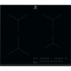 Plita incorporabila inductie Electrolux EIT61443B, 4 zone de gatit, Touch control, 60 cm, sticla neagra