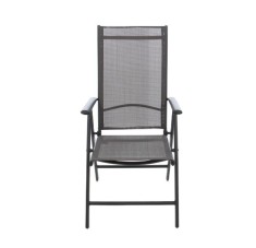 Scaun pliabil camping, 7 pozitii, suporta maxim 120 KG, structura metalica, confortabil