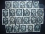 SPANIA 1875 SET VIGNETE REGIUNI - ABNC NEW YORK, Nestampilat